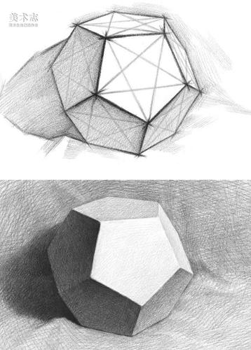 素描几何体单个 素描几何体单个图片