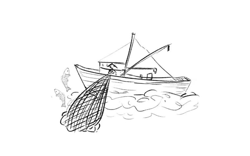 小渔船简笔画 小渔船简笔画彩色
