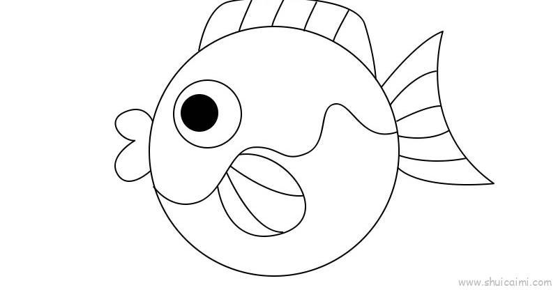 鱼的简笔画 鱼的简笔画简单又好看
