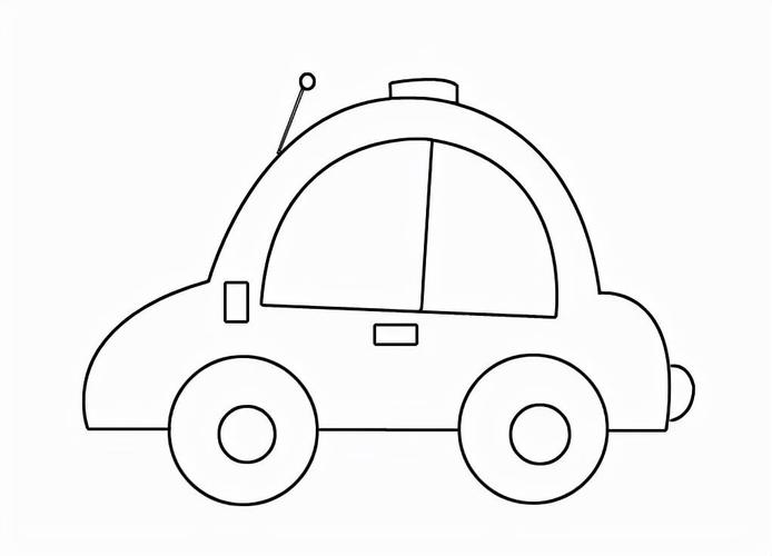 幼儿小汽车简笔画 幼儿小汽车简笔画图片