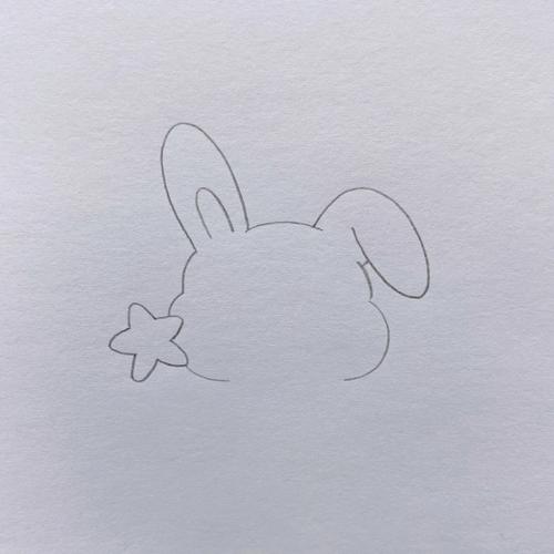 小白兔简笔画可爱