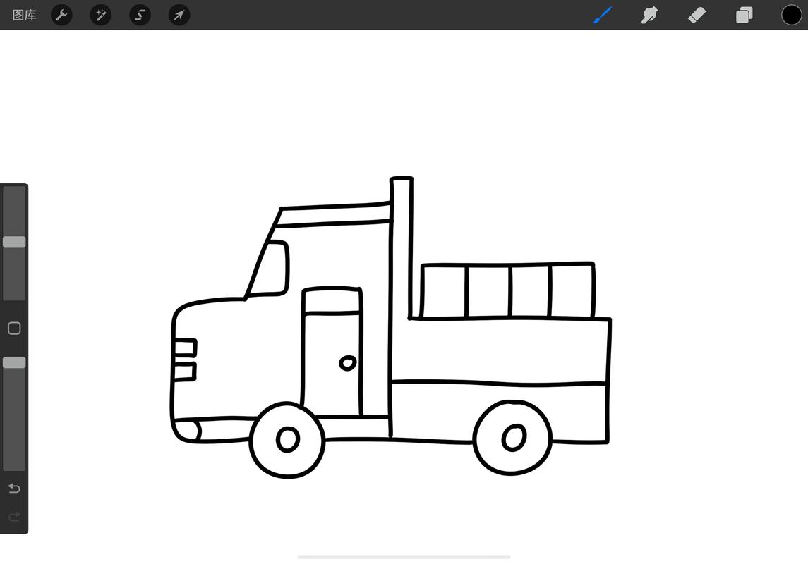 卡车简笔画儿童 卡车简笔画儿童简笔画步骤