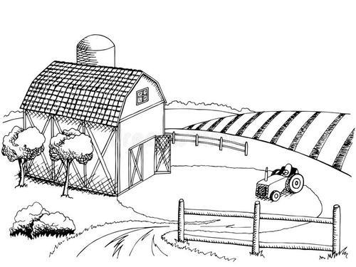 画一幅农场的画简笔画 画一幅农场的画简笔画图片