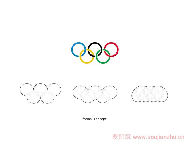 奥运会徽简笔画图片
