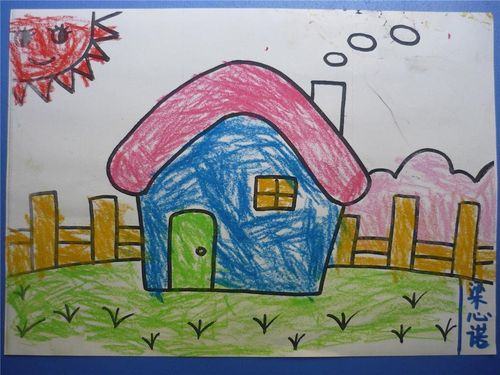 三年级学生画画风景图片