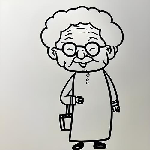 奶奶的简笔画 奶奶的简笔画怎么画