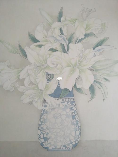 画花瓶和花 画花瓶和花简单又漂亮