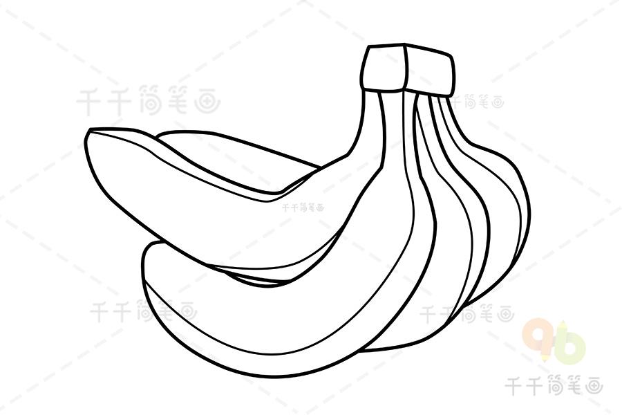香蕉的简笔画怎么画