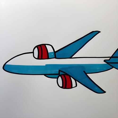 飞机简笔画法