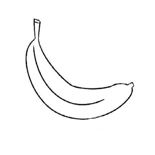 一根香蕉简笔画 一根香蕉简笔画图片画法
