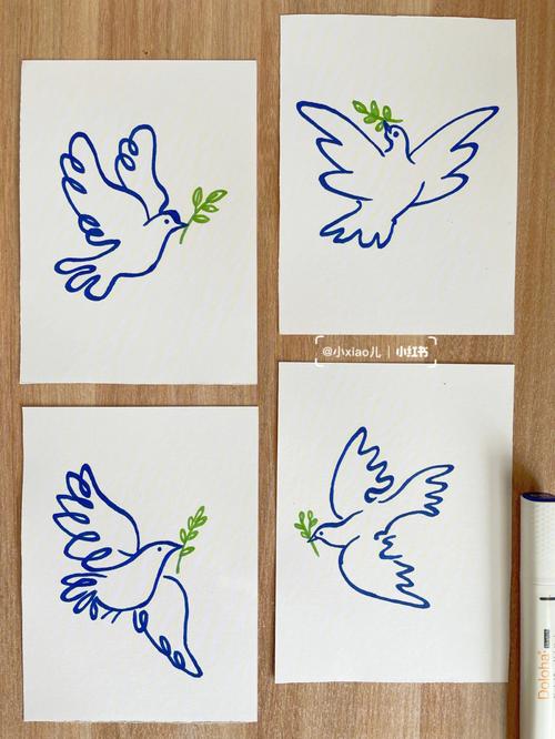 鸽子的简笔画 鸽子的简笔画可爱又漂亮还简单