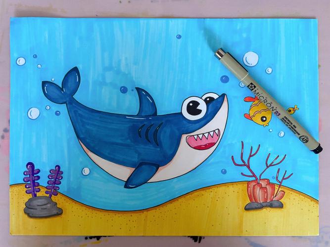 海洋生物图片儿童画 海洋生物图片儿童画简单