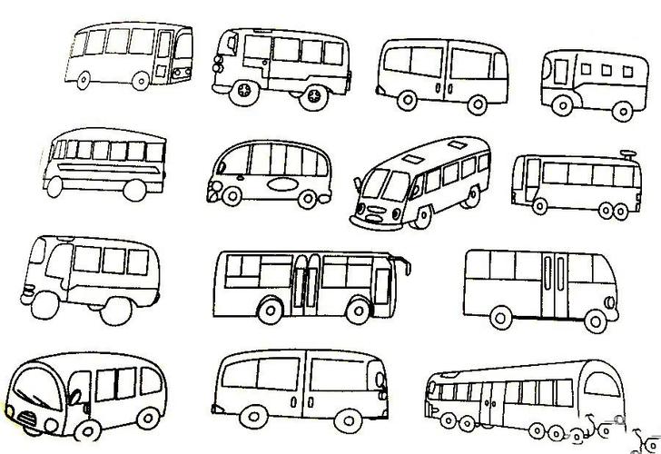 公交车画法简笔画