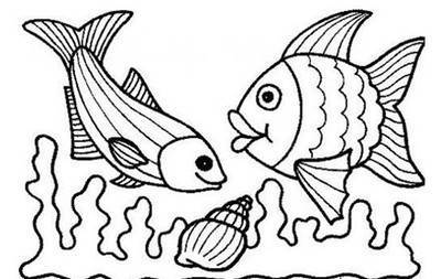 鱼的简笔画法 鱼的简笔画图片大全