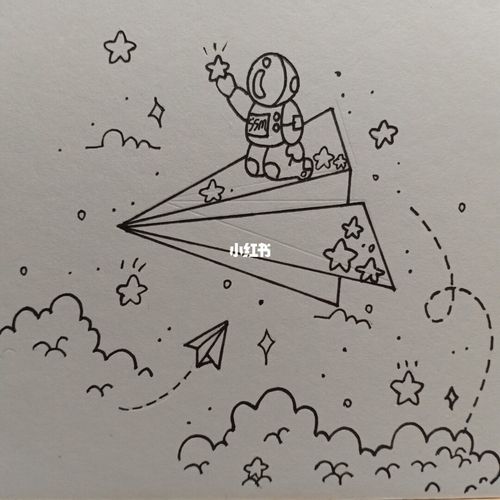 卡通宇航员简笔画 卡通宇航员简笔画涂色