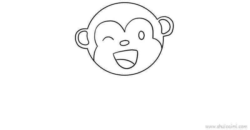 小猴子简笔画图片大全