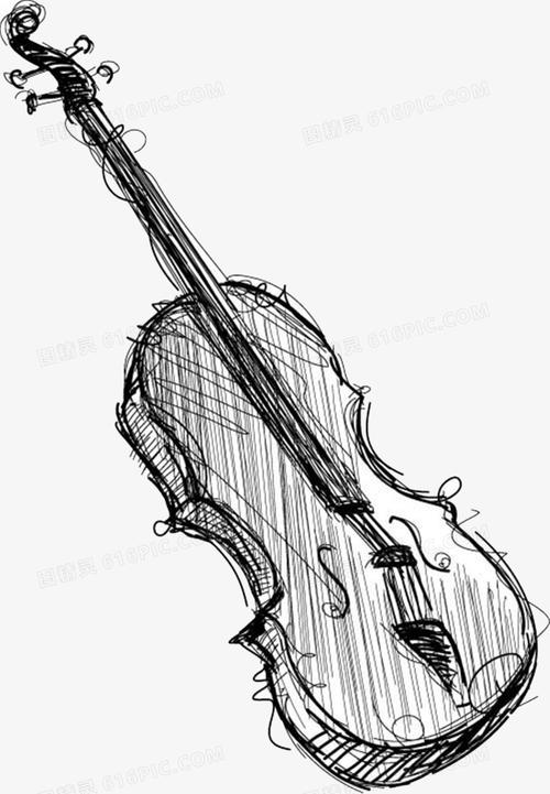 小提琴图片简笔画 小提琴图片简笔画简单