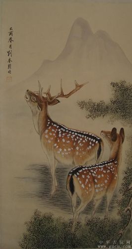 刘奎龄国画作品图 刘奎龄国画作品图十二动物