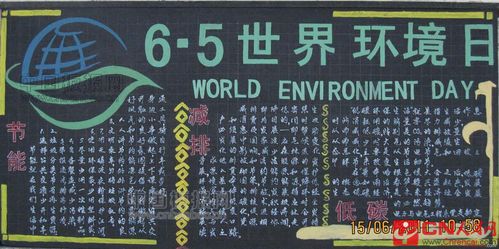 世界环境日黑板报 世界环境日黑板报内容