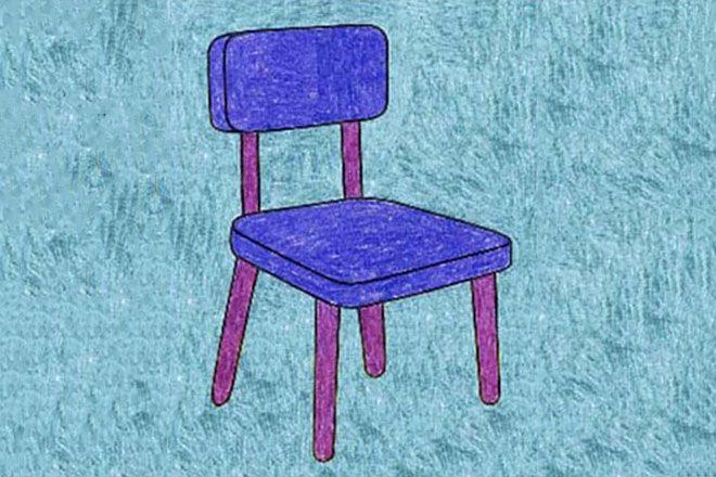 儿童简笔画椅子 儿童画椅子简笔画