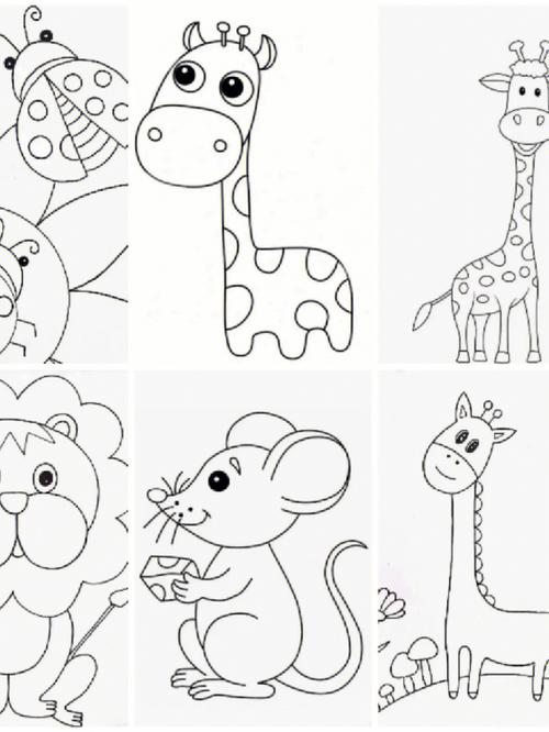幼儿园动物简笔画 幼儿园动物简笔画彩色