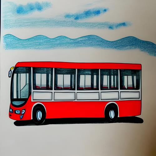 公交车简笔画图片大全 公交车简笔画图片大全简单