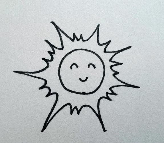 太阳的画法简笔画 太阳的画法简笔画图片