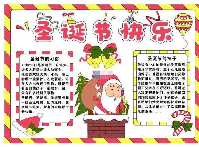 圣诞节手抄报文字中文