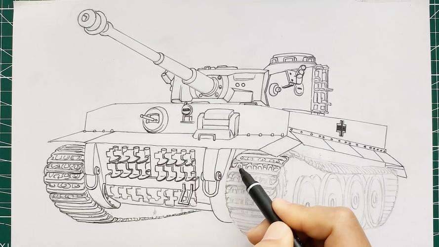 虎式坦克简笔画 画一个二战飞机