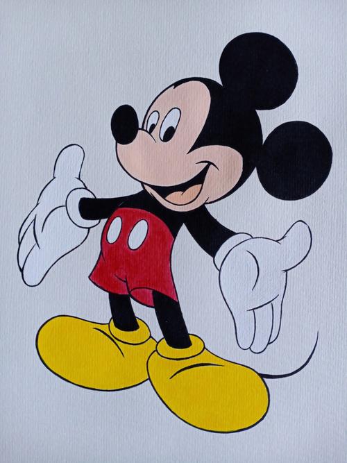 米奇老鼠简笔画 米奇老鼠简笔画可爱