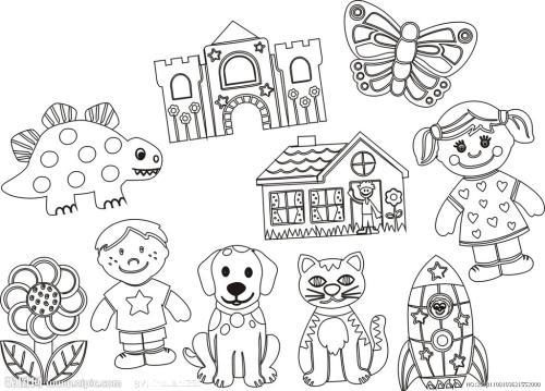 小动物的家简笔画 小动物的家简笔画幼儿园