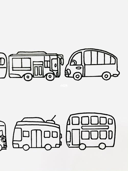 公交车简笔画怎么画公交车简笔画怎么画才简单