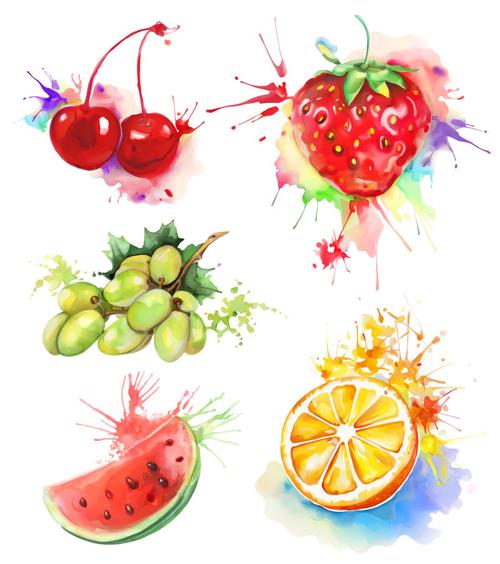 水彩画水果 水彩画水果图片