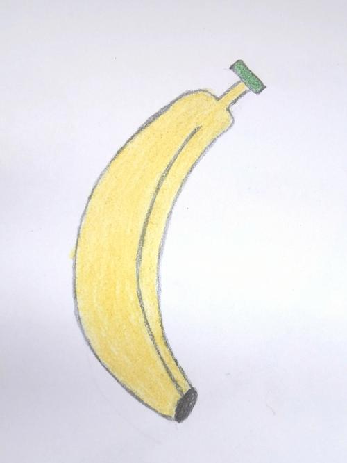 香蕉图片卡通简笔画