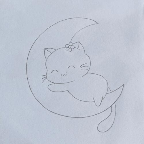 小猫的画法简笔画图片可爱 小猫的画法简笔画图片可爱彩色