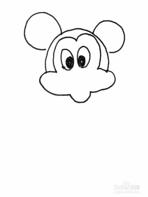 米老鼠简笔画图片大全 迪士尼米老鼠简笔画图片大全