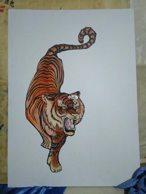 展开想象力画一只老虎图片