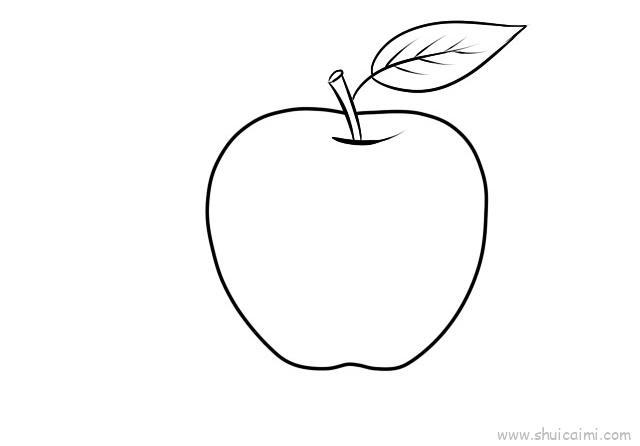画苹果简笔画儿童 画苹果简笔画儿童教案