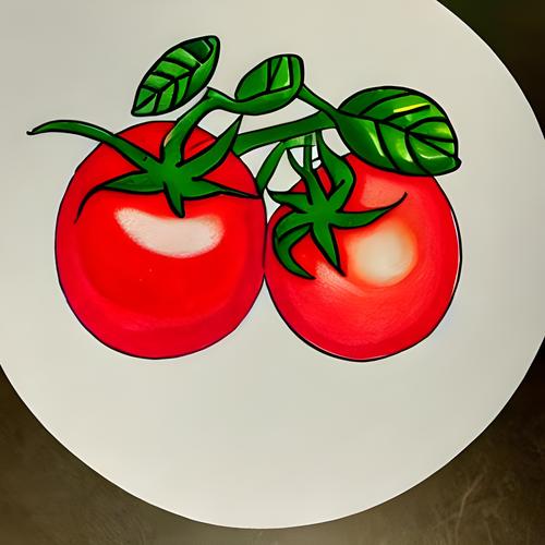 番茄图片简笔画