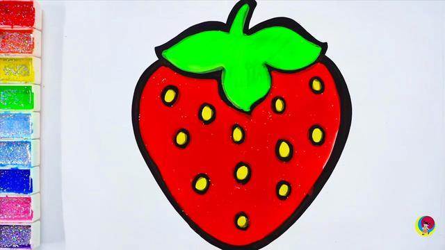 简笔画草莓 简笔画草莓的画法