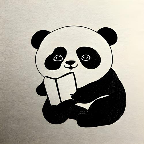 熊猫的图片简笔画 熊猫的图片简笔画坐着