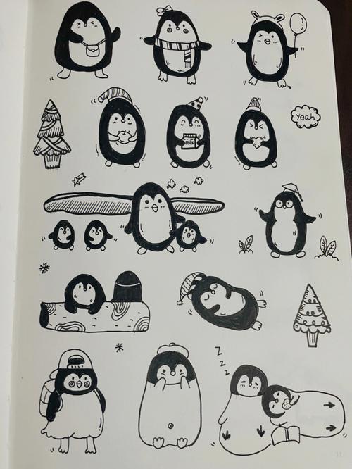 企鹅怎么画简笔画 企鹅怎么画简笔画图片