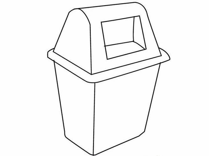垃圾桶简笔画图片 分类垃圾桶简笔画图片
