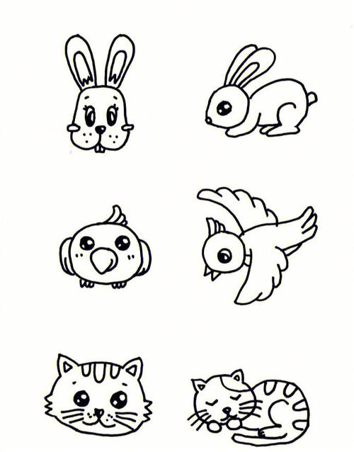 十个简单动物简笔画 十个简单动物简笔画猪