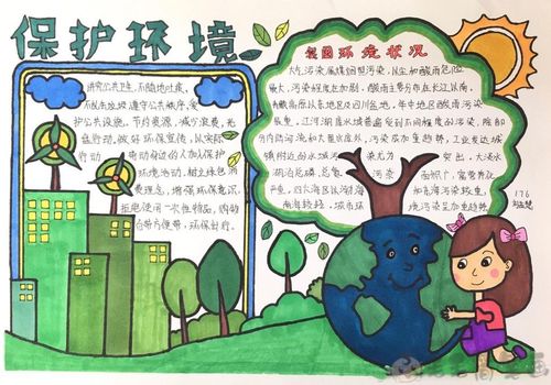 保护环境的手抄报怎么画 关于保护环境的手抄报简单又漂亮