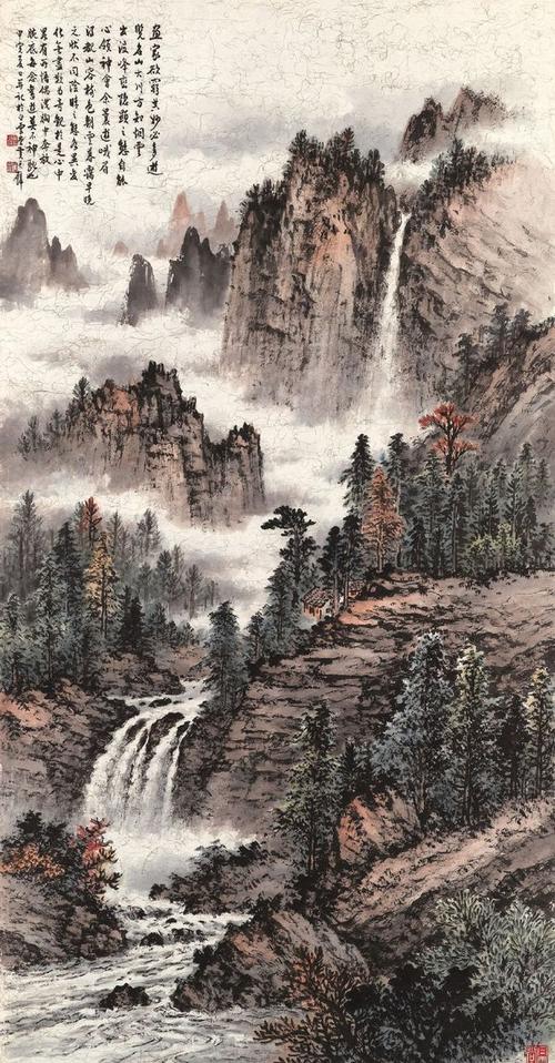 中国画山水画图片欣赏 中国画山水画图片欣赏简单