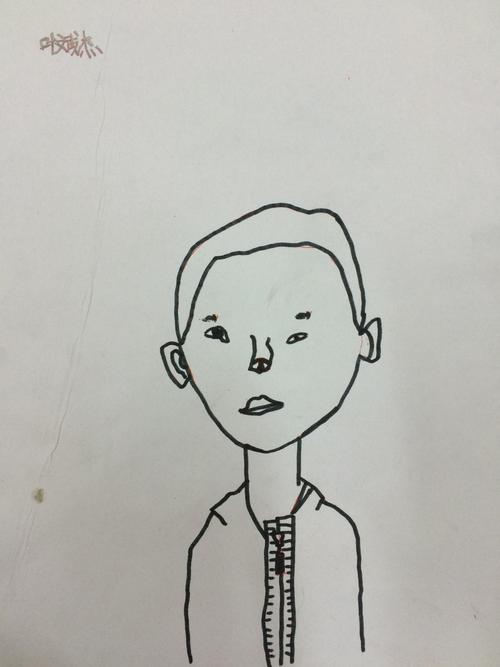 我的自画像简笔画男生 我的自画像简笔画男生三年级