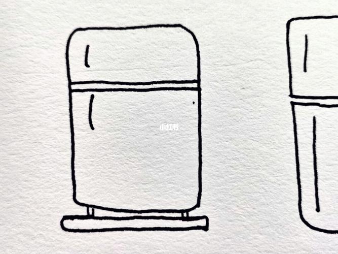 电冰箱简笔画怎么画图片