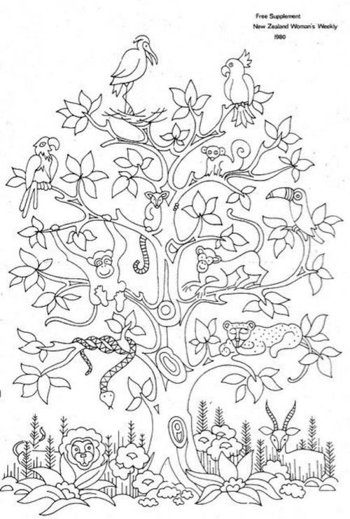 森林动物世界简笔画 森林动物世界简笔画图片