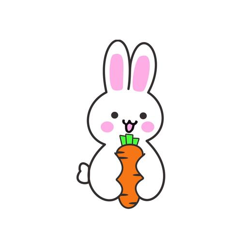 画兔子的简笔画可爱 画兔子的简笔画可爱的小兔子